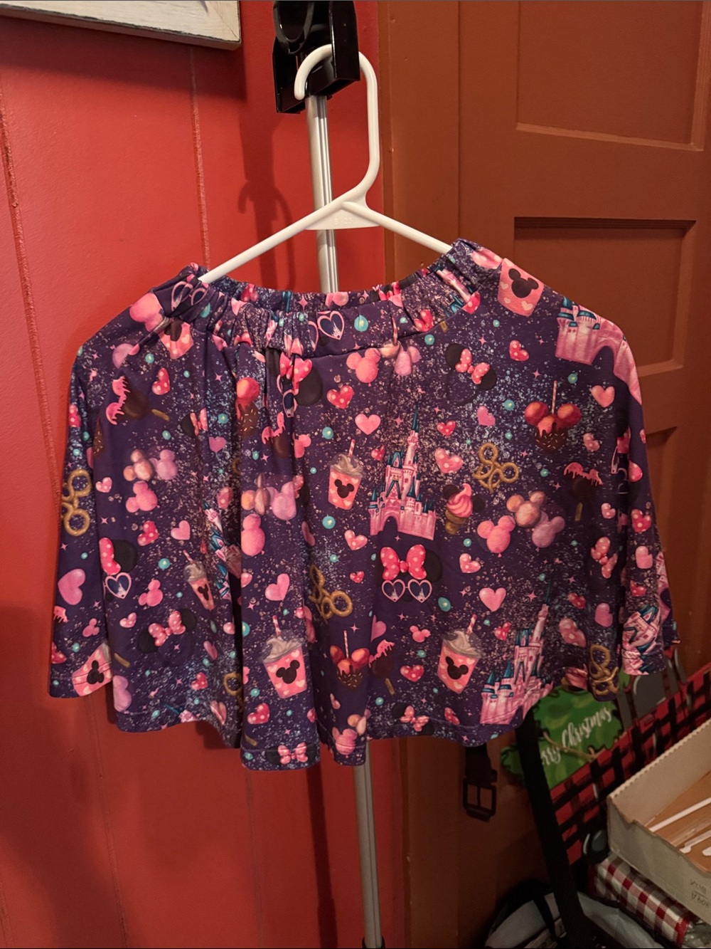 Source Unknown Girl’s Disney Castle, Disney Snacks Skort